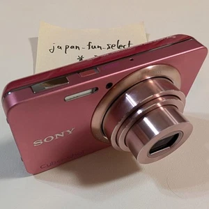 N.MINT SONY Cyber Shot DSC-W570 Pink Digital Camera 16.1MP 5x Zoom Japanese - Picture 1 of 24