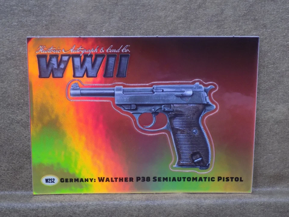 2025 Historic Autographs WW2 Germany: Walther P38 Semiautomatic Pistol Sticker - Image 1 of 1