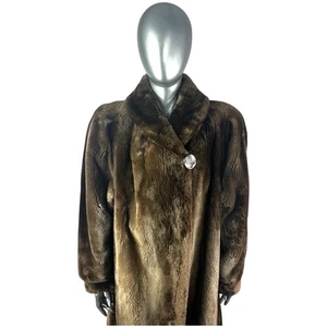 Sheared Phantom BEAVER Stroller, Sz 2XL-3XL, Certified Vintage Fur w/Storage Bag - Picture 1 of 10