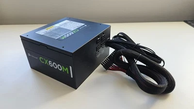 CX Series™ Modular CX600M ATX Power Supply — 600 Watt 80 PLUS® Bronze Certified  - Image 1 of 4