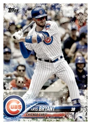 2018 Topps Holiday #HMW69 Kris Bryant   - FREE SHIPPING - Image 1 of 2
