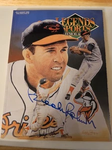 RARE Brooks Robinson AUTOGRAPHED 1993 Legends Sports Magazine, Baltimore Orioles - Picture 1 of 8