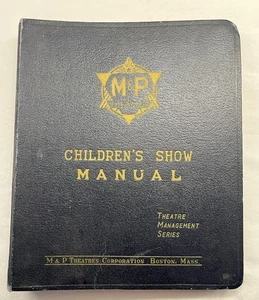 1946 M&P Teatros Espectáculo Infantil Manual Películas para Niños Matiné Manual Boston - Imagen 1 de 19