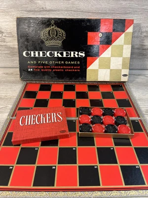 Checkers and Five Other Games - Complete - Whitman - 1960 Vintage - Image 1 of 4