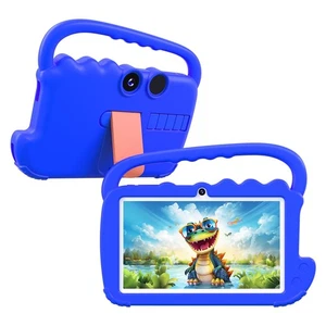 Kids Tablet 7 inch for Boy Girls, Android 12 Tablets for Kids 4GB RAM 32GB RO... - Picture 1 of 7