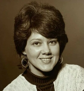 Pretty Girl Short Dark Hair Portrait Vintage B&W Photograph Snapshot 8 x 10 - Picture 1 of 3