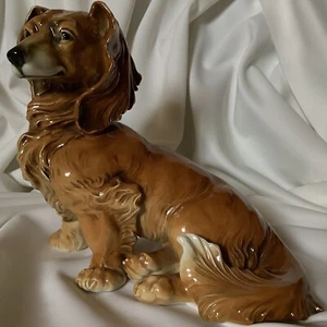 Figura XL Antigua Alemana ENS Porcelana Daschund Beagle Perro Pedigrí Animal Mascota - Imagen 1 de 12