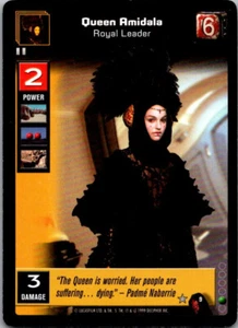 Star Wars Young Jedi CCG Menace of Darth Maul Queen Amidala Royal Leader # 9 - Picture 1 of 1