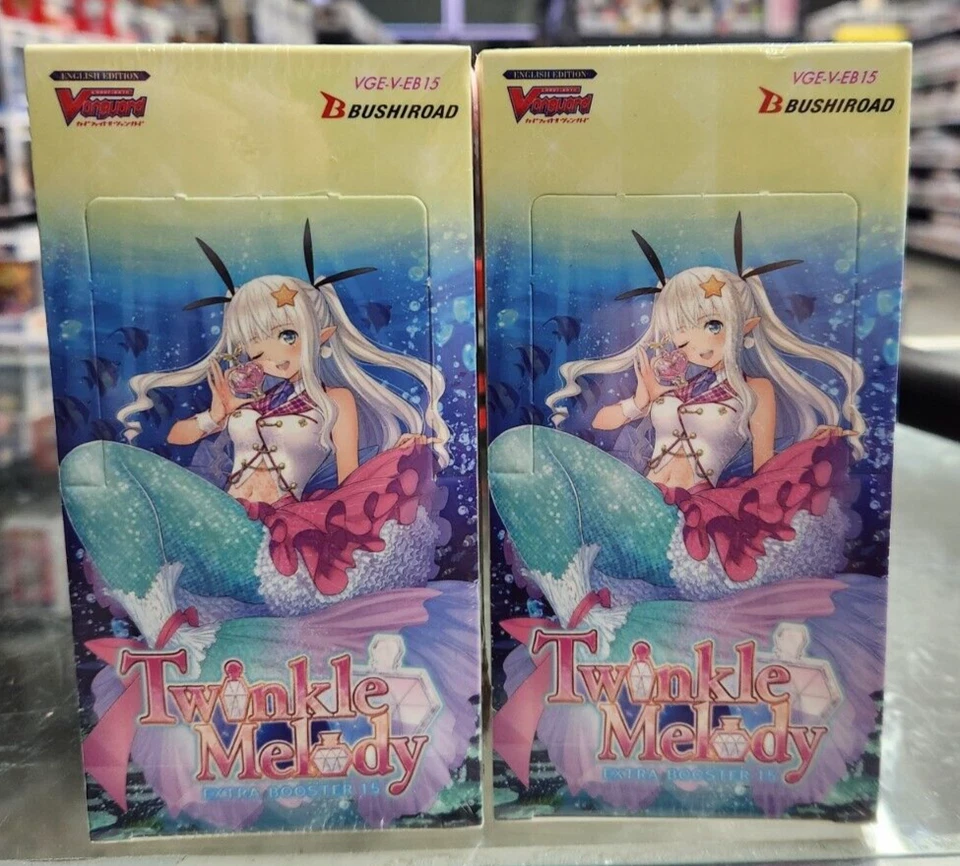 2x CAJAS DE REFUERZO CARDFIGHT VANGUARD TWINKLE MELODY VGE-V-EB15 SELLADAS INGLÉS Foto 1 de 1