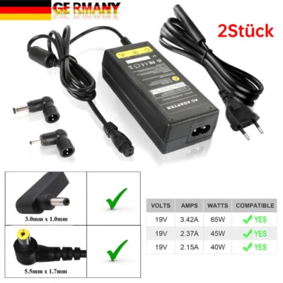 65W 19V 3.42A Laptop Ladekabel Netzteil für Acer Ladegerät Aspire 5 3 PA-1450-26 - Bild 1 von 4