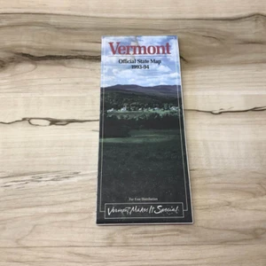 De colección VERMONT: Mapa oficial del estado 1993-94 / Vermont lo hace especial - Imagen 1 de 2
