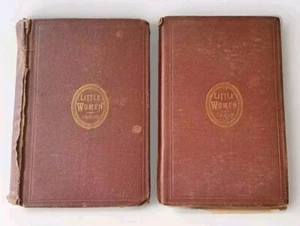 1869. RARE 1st Edition Of LITTLE WOMEN By Louisa May Alcott Parts 1 & 2 Both 1st - Imagen 1 de 24