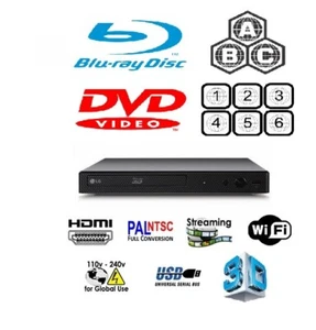 LG BP550 110-240 volts Region Free Blu-Ray Player With 3D Support - Picture 1 of 3