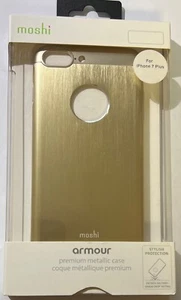 NEW Moshi Armour Premium Metallic Case for iPhone 7 Plus (5.5") ONLY - Gold - Picture 1 of 4