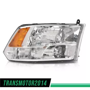 Fit For 2009-2018 Dodge Ram 1500 2500 3500 Chrome Headlights Passenger Side - Picture 1 of 12