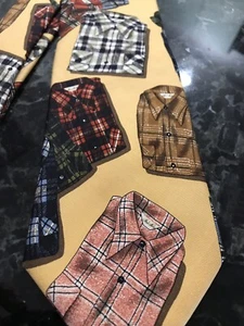BROOKS BROTHERS MAKERS NOS Vintage Silk Tie 4 x 59 USA Made Super Rare Pattern - Picture 1 of 4