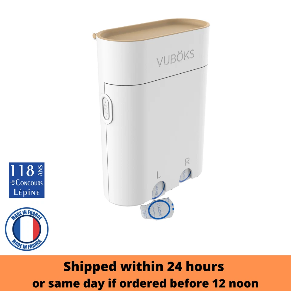 VUBÖKS Case Daily Dispenser/Storage for contact lens - universal to all brands