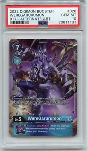 WereGarurumon Alternate Art BT7-026 Digimon Next Adventure BT07 Psa 10 - Bild 1 von 2