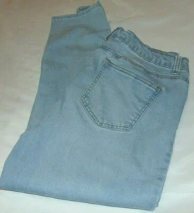 Jr Damen HIGHWAY Light Wash Denim ANKLE Jeans Größe 13/14 Schrittlänge 24" - Bild 1 von 4