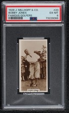 1928 Millhoff Famous Golfers Bobby Jones #20 PSA 6
