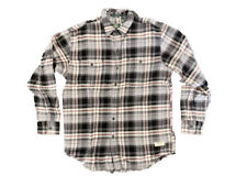 G.H. Bass & Co. Men's Flannel Plaid Work L/S Shirt Castle Rock