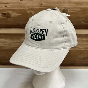 Cappello US Open 2000 cinturino posteriore beige ciottoli spiaggia maglie da golf da uomo - Foto 1 di 9