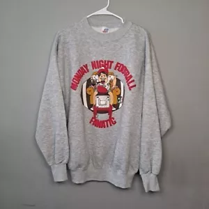 Pullover girocollo vintage lunedì sera calcio fanatico XL Super Bowl - Foto 1 di 6