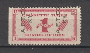 USA Revenue Stamp Fiscal Fiscaux Tax on Cigarette Tubes Cigarettes Paper RH3 -1 - Picture 1 of 1