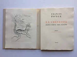 Francis PONGE "La crevette dans tous ses états" E.O.N. sur Marais ill. VULLIAMY - Picture 1 of 4