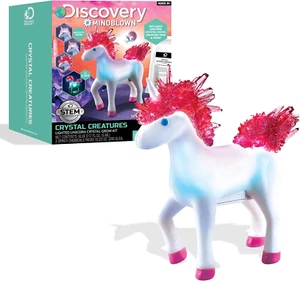 new Discovery Mindblown CRYSTAL GROW CREATURES SET Lighted Unicorn STEM Activity - Picture 1 of 8