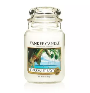 Yankee Candle - COCONUT BAY - 22 oz - Great Fresh Scent!! - HARD TO FIND!! - Picture 1 of 3