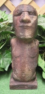 3553 Stone Man Easter Island Head Tiki Latex Fiberglass Production Mold Concrete - Picture 1 of 9