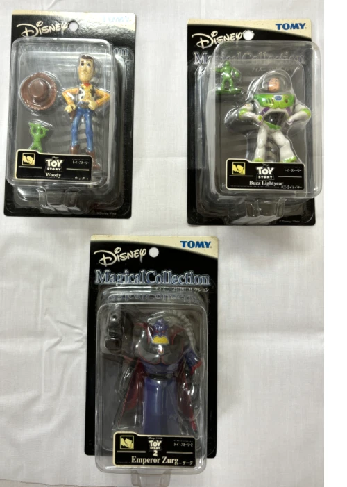 Disney TOMY Magical Collection Toy Story boneco brinquedo conjunto com 3 do Japão F/S - Imagem 1 de 4