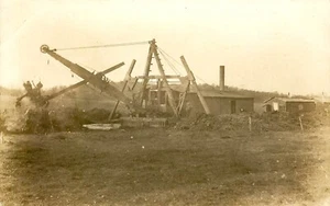 STEAM SHOVEL, HEAVY EQUIPMENT, " 1912", RPPC, VINTAGE POSTCARD (G1) - Picture 1 of 2