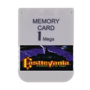Tarjeta de memoria Castlevania Symphony of the Night PS1 100% desbloqueada guarda completa - Imagen 1 de 1