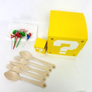 Universal Studio Super Mario Nintendo World Toadstool Cafe Stick Scatole Utensili - Foto 1 di 18