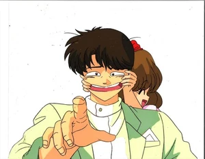 Ranma 1/2 Mikado und Akane Animation Cel Anime Production Cel S01:E14 - Bild 1 von 4