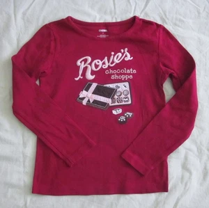 Gymboree t-shirt, red, size 7, long sleeve, cotton - Picture 1 of 3