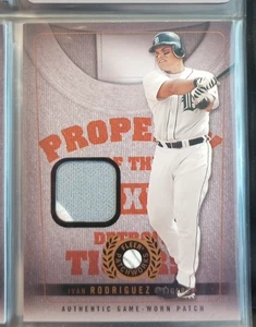 2005 Fleer Patchworks Property Of Ivan Rodriguez (#PO-IR) patch /99 - Picture 1 of 2