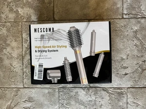 Juego de cepillos para secador de pelo Mescomb 5 en 1 con peinado al aire de alta velocidad - Imagen 1 de 2