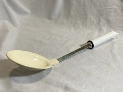 Vintage 12 inch Pedrini Inox Serving Spoon Stainless Steel Hanging Made in Italy - Image 1 of 4