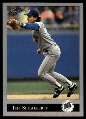 1992 Leaf #513 Jeff Schaefer LEAF, INC. - Image 1 of 2