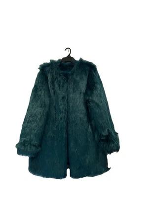 ABRIGO MANGA LARGA WENDY WILLIAMS verde esmeralda piel sintética talla l nuevo con etiquetas Foto 1 de 4