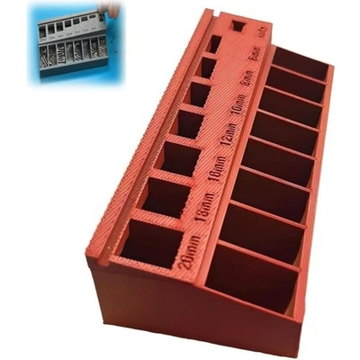 Practical M3 Bolt Sorter Portable Screw Toolbox Organizer Small Hardware