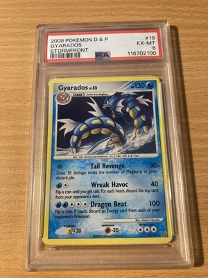 PSA 6 gyarados stormfront DP 2008 HOLO Pokemon - Image 1 of 2