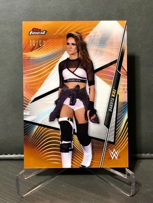 2020 Topps Finest WWE Dakota Kai Orange Refractor Parallel /50, No. 76 NXT - Image 1 of 3