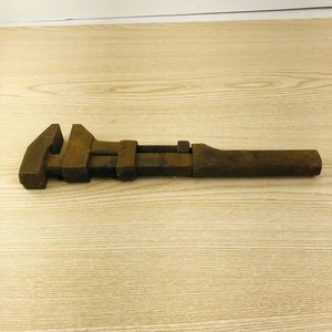Vintage COES BILLINGS 12" Steel Adjustable Monkey Wrench Some Rust - Picture 1 of 4