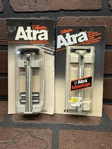 Lote de navaja Gillette ATRA vintage como nueva 1983 - Imagen 1 de 4