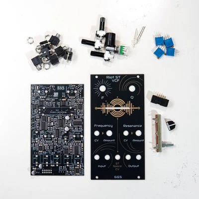 Riot ST VCF - Full DIY Kit / Analog Stereo Low Pass Filter for Eurorack Modular - Image 1 of 4