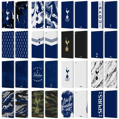 OFFICIAL TOTTENHAM HOTSPUR F.C. BADGE LEATHER BOOK WALLET CASE FOR AMAZON FIRE - Image 1 of 4